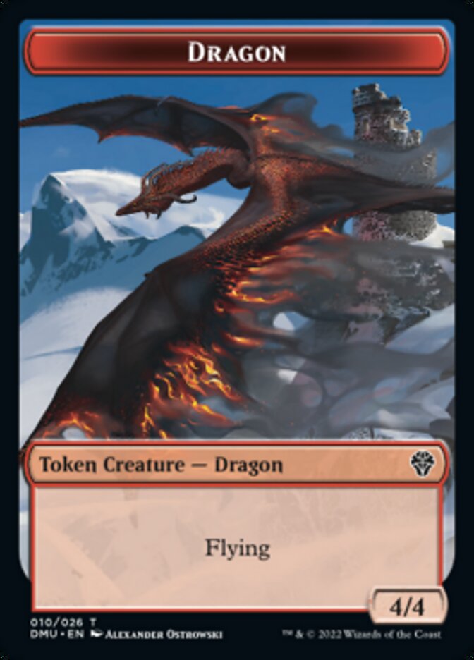 Dragon Token [Dominaria United Tokens] | Gam3 Escape