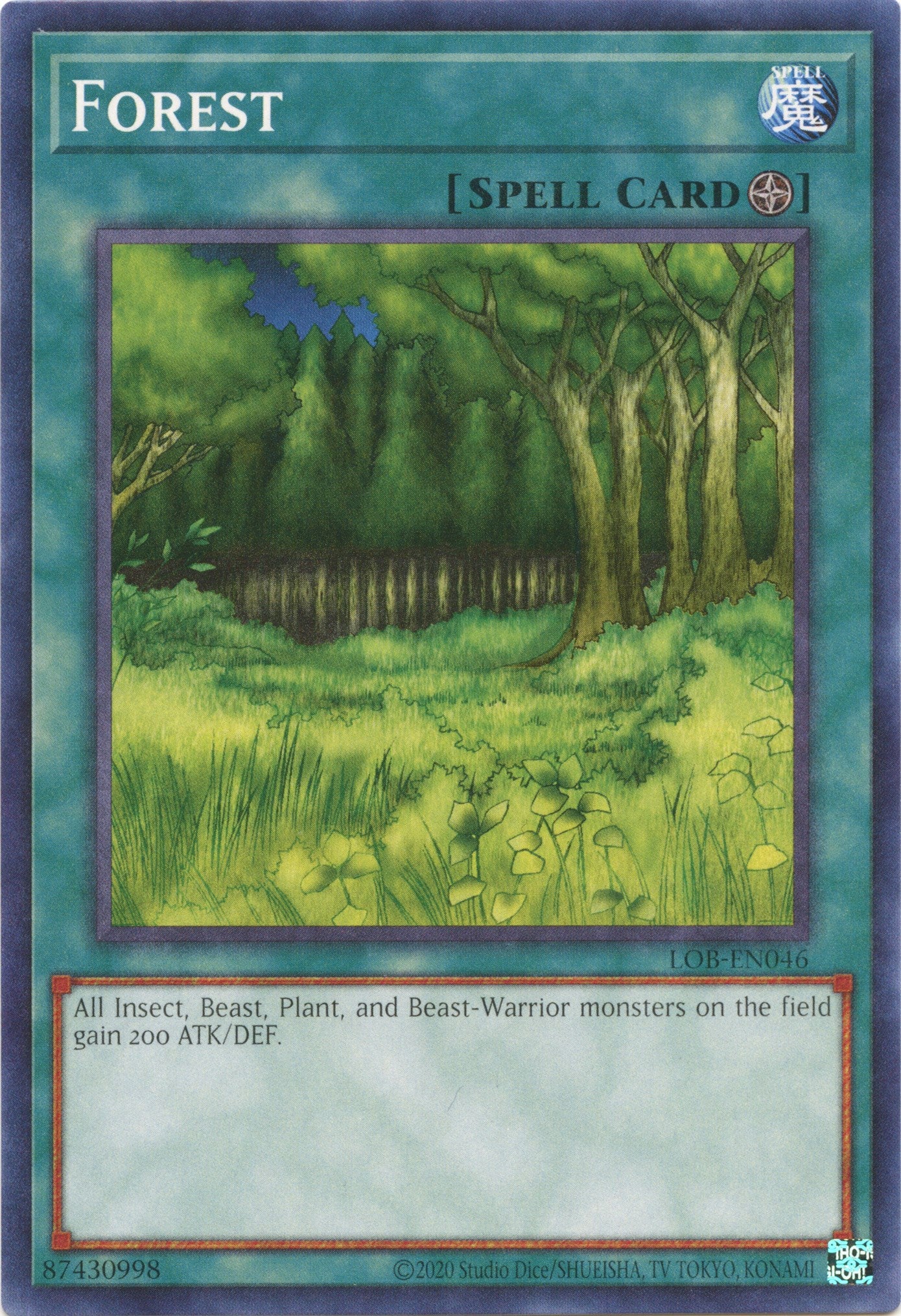 Forest (25th Anniversary) [LOB-EN046] Common | Gam3 Escape