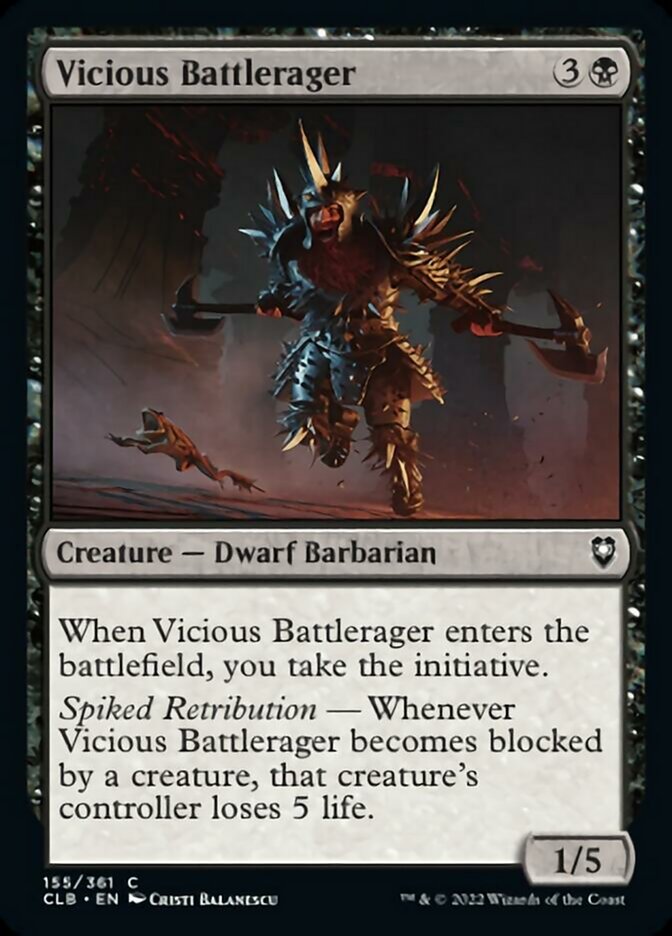 Vicious Battlerager [Commander Legends: Battle for Baldur's Gate] | Gam3 Escape