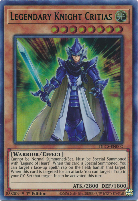 Legendary Knight Critias (Green) [DLCS-EN002] Ultra Rare | Gam3 Escape