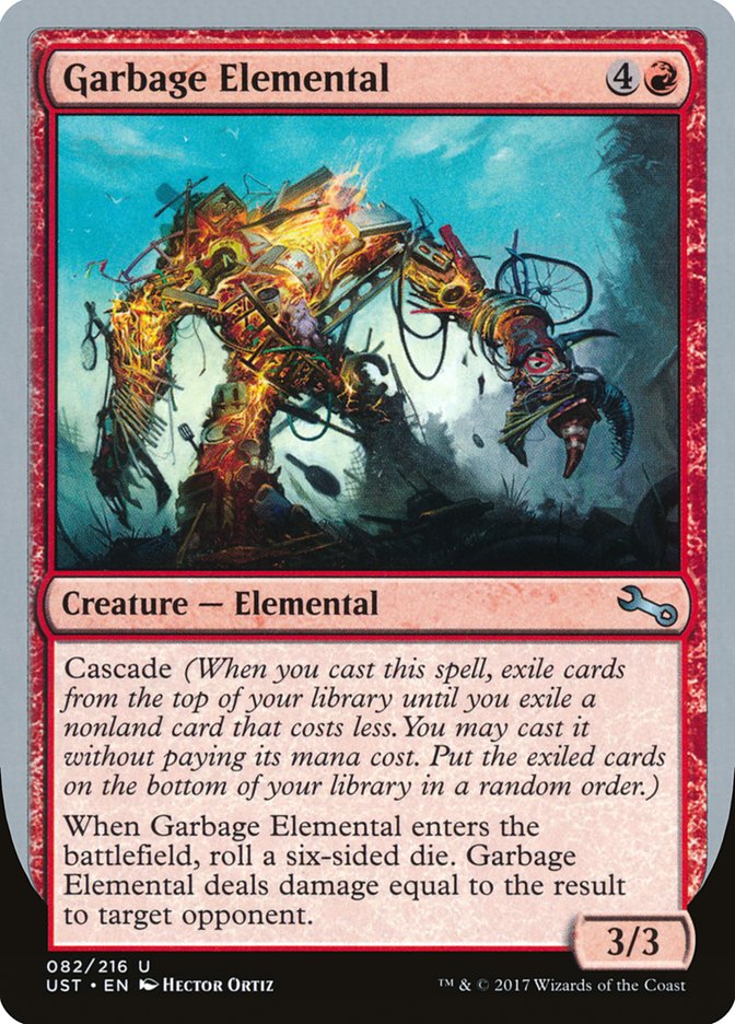 Garbage Elemental (3/3 Creature) [Unstable] | Gam3 Escape