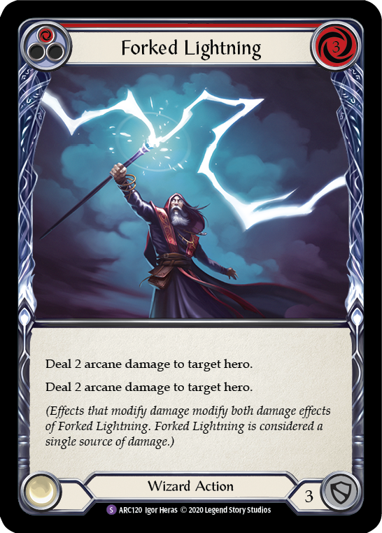 Forked Lightning [ARC120] Unlimited Rainbow Foil | Gam3 Escape