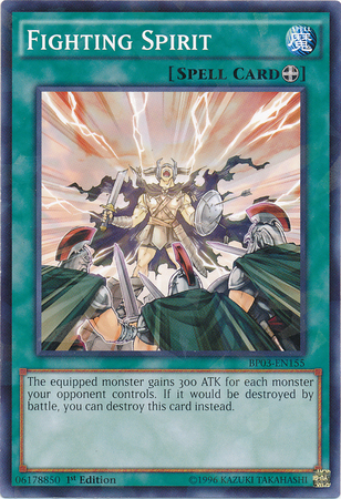 Fighting Spirit (Shatterfoil) [BP03-EN155] Common | Gam3 Escape