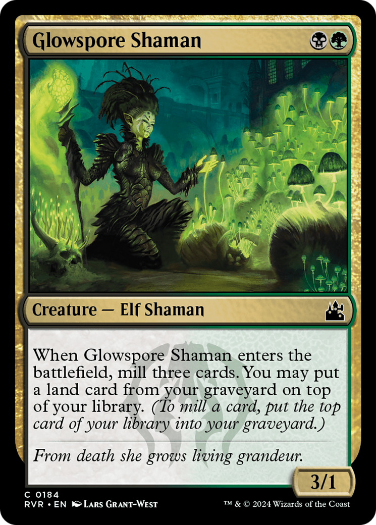 Glowspore Shaman [Ravnica Remastered] | Gam3 Escape