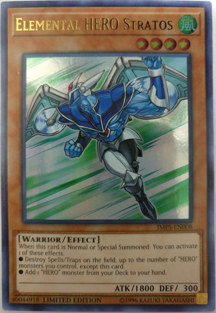 Elemental HERO Stratos [JMPS-EN008] Ultra Rare | Gam3 Escape