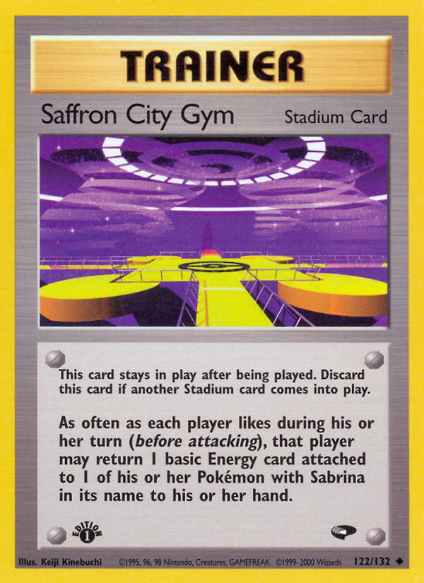Saffron City Gym (122/132) [Gym Challenge 1st Edition] | Gam3 Escape