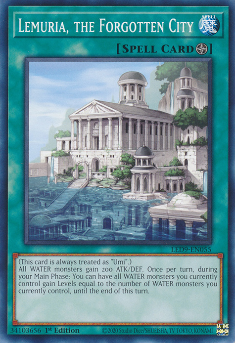 Lemuria, the Forgotten City [LED9-EN055] Common | Gam3 Escape
