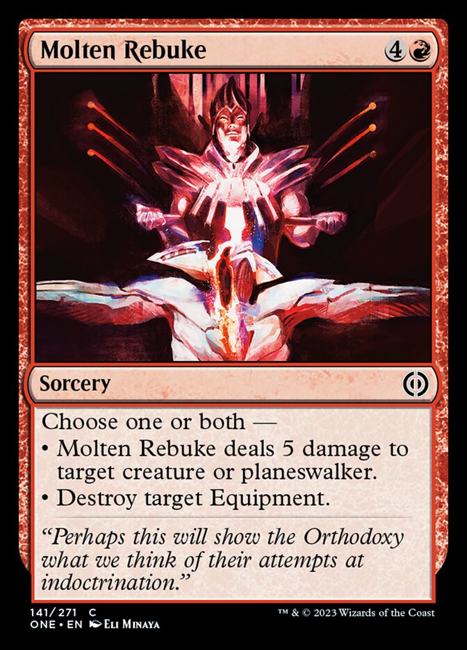 Molten Rebuke [Phyrexia: All Will Be One] | Gam3 Escape