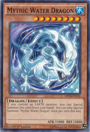 Mythic Water Dragon [MP14-EN135] Common | Gam3 Escape