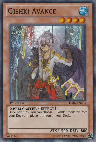 Gishki Avance [HA07-EN003] Super Rare | Gam3 Escape