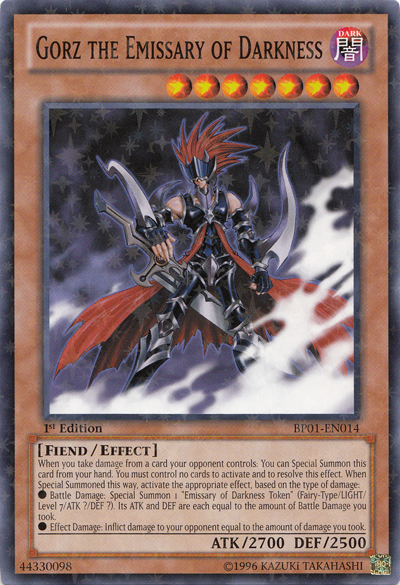 Gorz the Emissary of Darkness [BP01-EN014] Starfoil Rare | Gam3 Escape