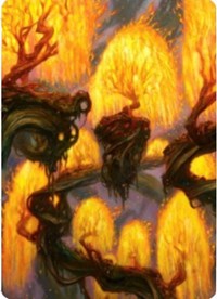 Grove of the Burnwillows Art Card [Zendikar Rising Art Series] | Gam3 Escape