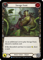 Savage Feast (Red) [U-WTR014] (Welcome to Rathe Unlimited)  Unlimited Rainbow Foil | Gam3 Escape