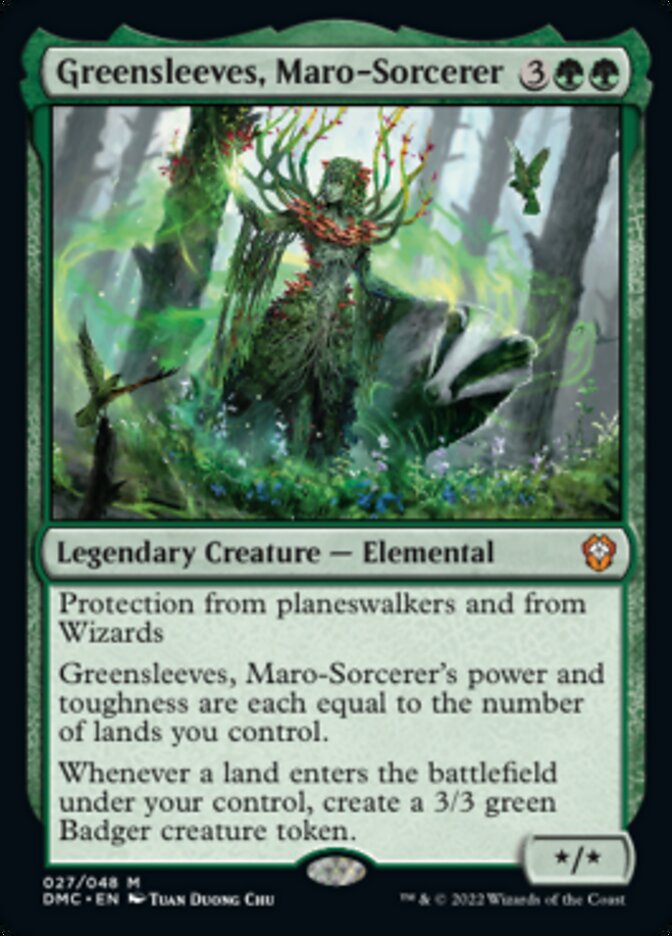 Greensleeves, Maro-Sorcerer [Dominaria United Commander] | Gam3 Escape