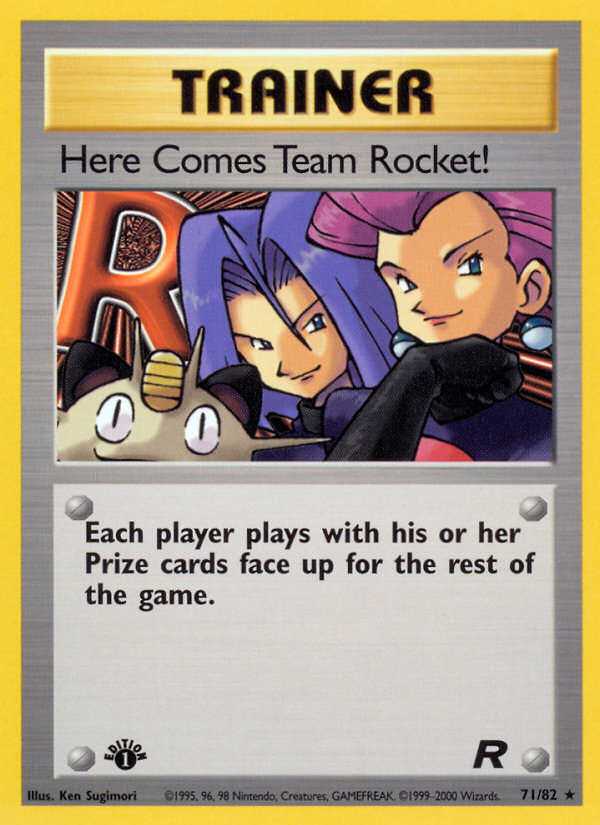 Here Comes Team Rocket! (71/82) [Team Rocket 1st Edition] | Gam3 Escape