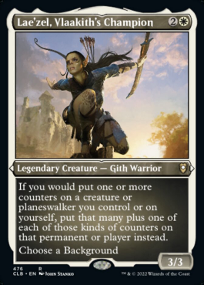Lae'zel, Vlaakith's Champion (Foil Etched) [Commander Legends: Battle for Baldur's Gate] | Gam3 Escape