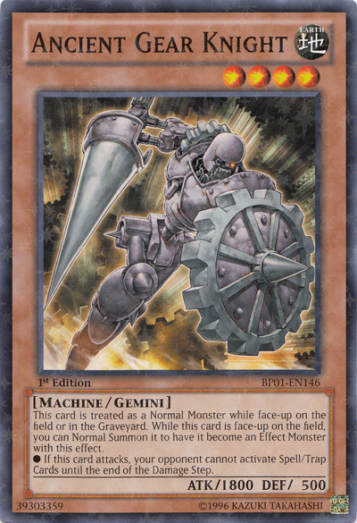 Ancient Gear Knight [BP01-EN146] Starfoil Rare | Gam3 Escape