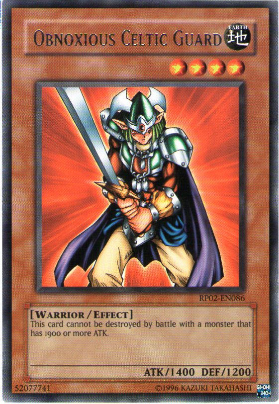 Obnoxious Celtic Guard [RP02-EN086] Rare | Gam3 Escape