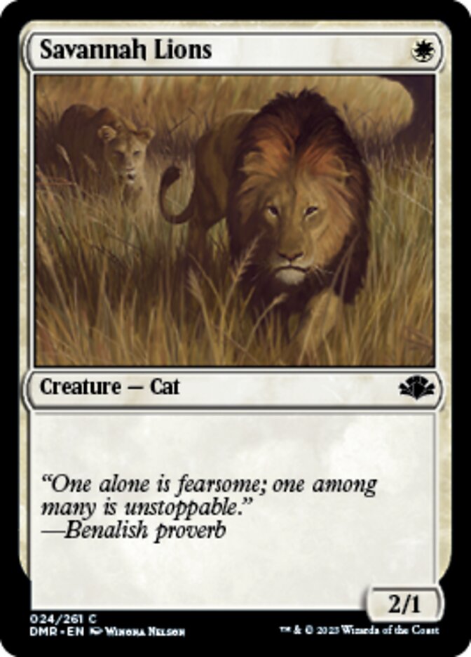 Savannah Lions [Dominaria Remastered] | Gam3 Escape