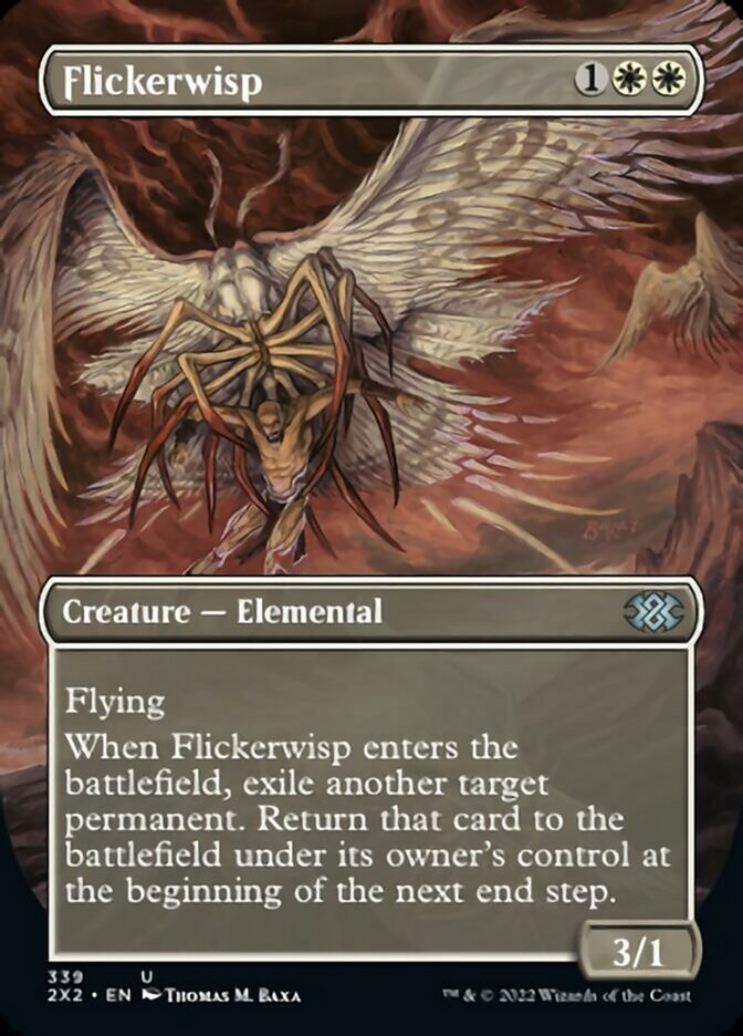 Flickerwisp (Borderless Alternate Art) [Double Masters 2022] | Gam3 Escape