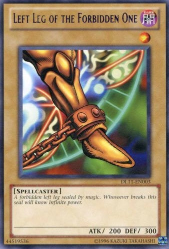 Left Leg of the Forbidden One (Purple) [DL11-EN003] Rare | Gam3 Escape