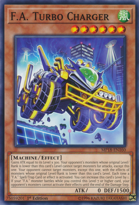 F.A. Turbo Charger [MP18-EN160] Common | Gam3 Escape