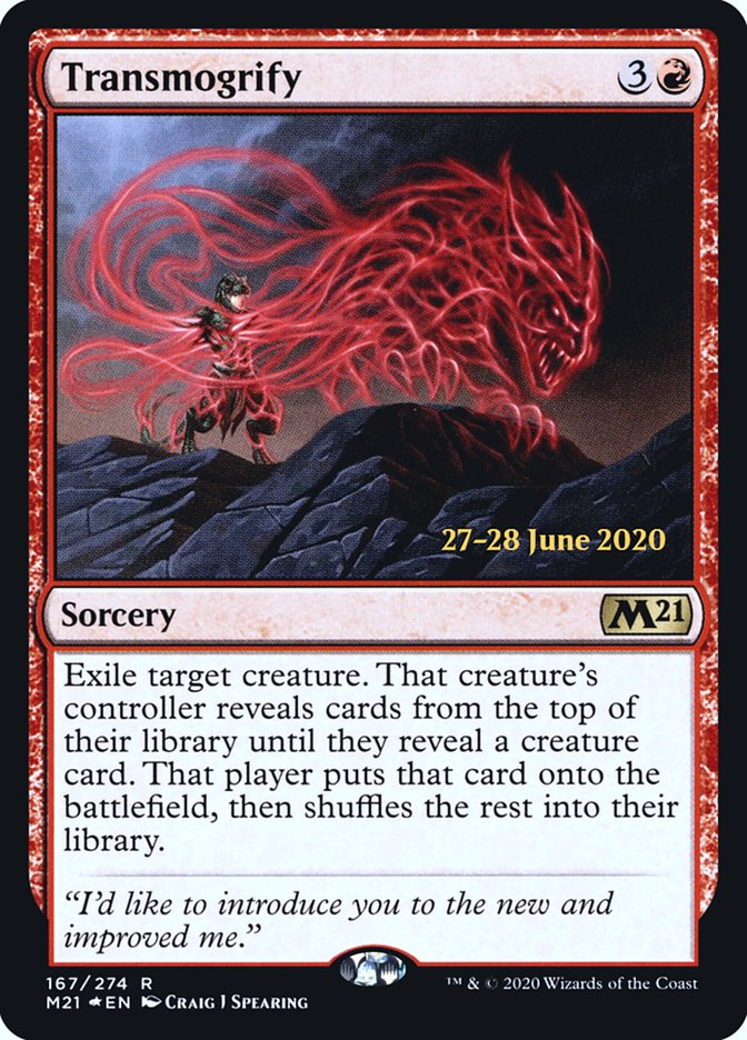 Transmogrify  [Core Set 2021 Prerelease Promos] | Gam3 Escape