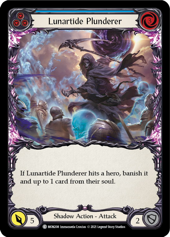 Lunartide Plunderer (Blue) [MON208] 1st Edition Normal | Gam3 Escape