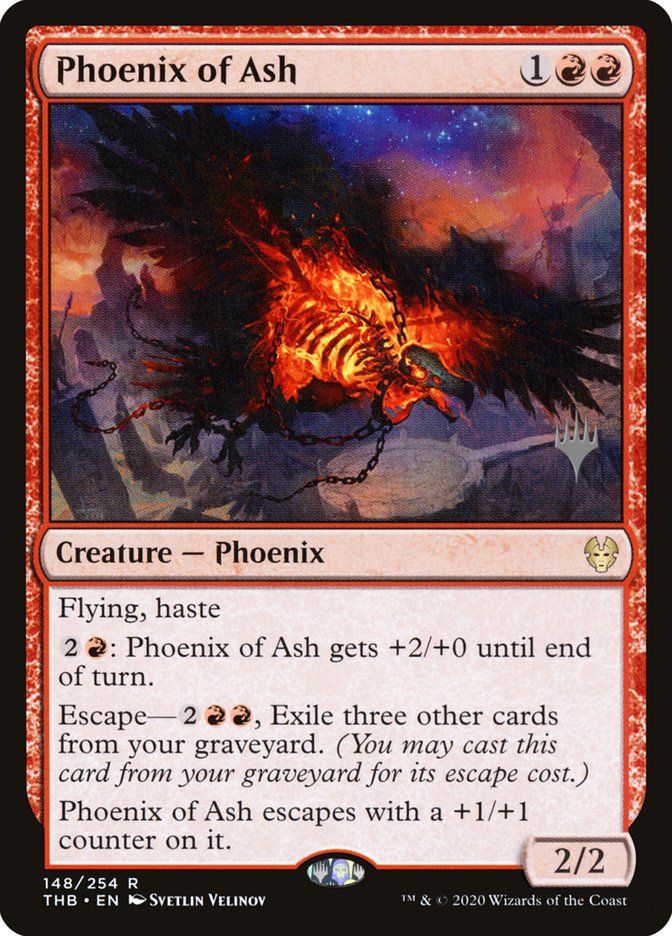 Phoenix of Ash (Promo Pack) [Theros Beyond Death Promos] | Gam3 Escape