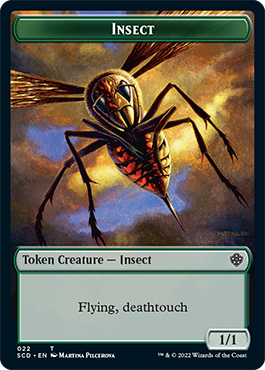 Insect // Cat Beast Double-Sided Token [Starter Commander Decks] | Gam3 Escape