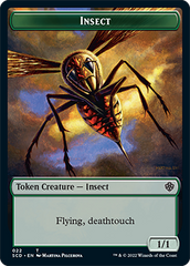 Insect // Cat Beast Double-Sided Token [Starter Commander Decks] | Gam3 Escape