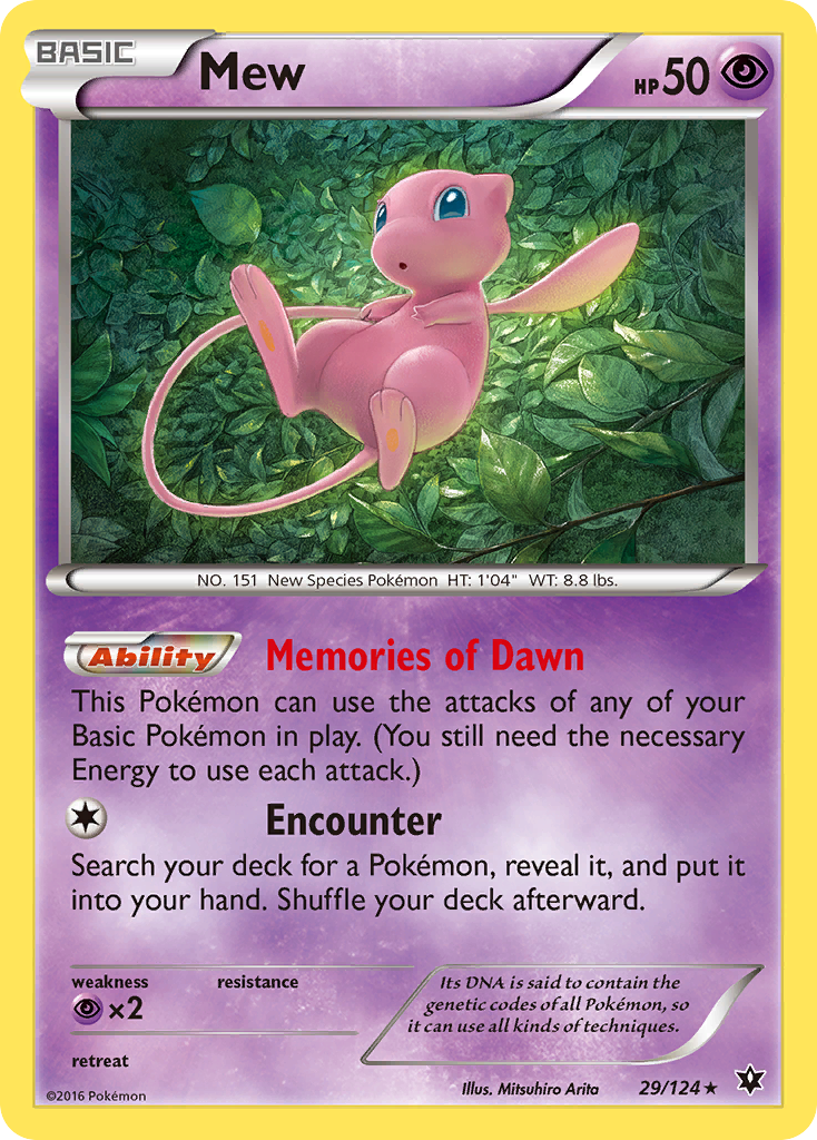 Mew (29/124) [XY: Fates Collide] | Gam3 Escape