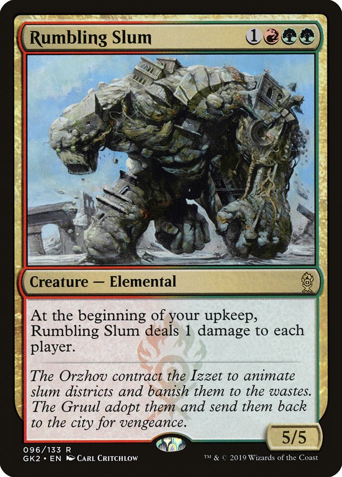 Rumbling Slum [Ravnica Allegiance Guild Kit] | Gam3 Escape