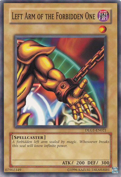 Left Arm of the Forbidden One [DLG1-EN021] Common | Gam3 Escape