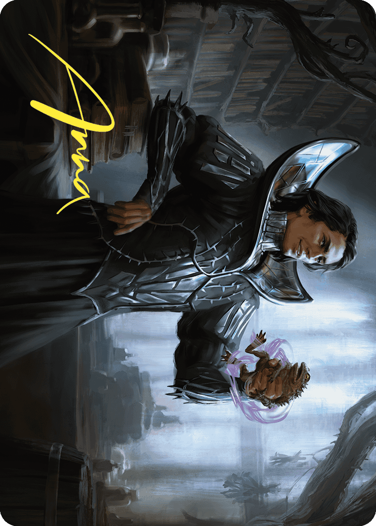 Spiteful Hexmage Art Card (Gold-Stamped Signature) [Wilds of Eldraine Art Series] | Gam3 Escape