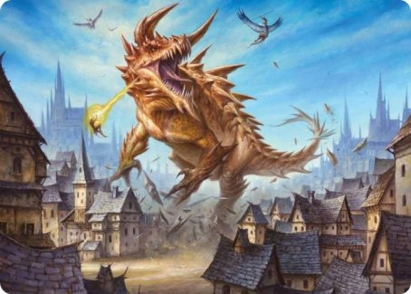 Tarrasque Art Card [Dungeons & Dragons: Adventures in the Forgotten Realms Art Series] | Gam3 Escape