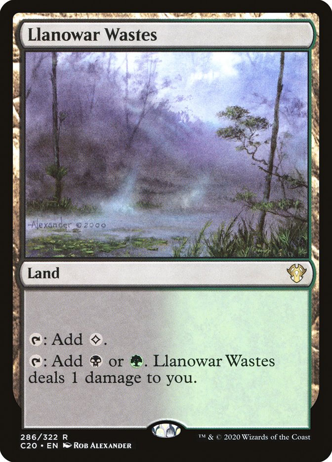 Llanowar Wastes [Commander 2020] | Gam3 Escape