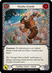 Macho Grande (Blue) [EVR029] (Everfest)  1st Edition Rainbow Foil | Gam3 Escape