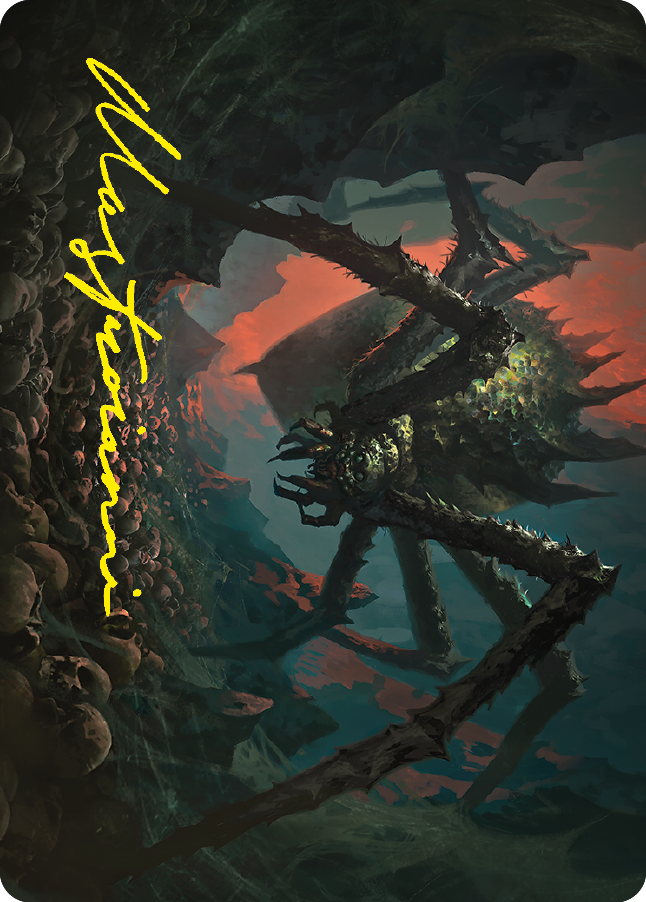 Shelob, Child of Ungoliant Art Card (Gold-Stamped Signature) [The Lord of the Rings: Tales of Middle-earth Art Series] | Gam3 Escape