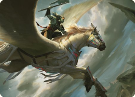 Cleaving Skyrider Art Card [Dominaria United Art Series] | Gam3 Escape