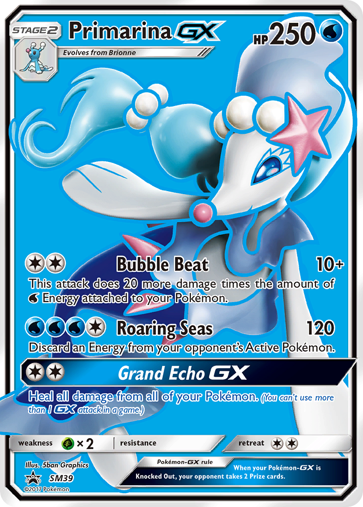 Primarina GX (SM39) [Sun & Moon: Black Star Promos] | Gam3 Escape