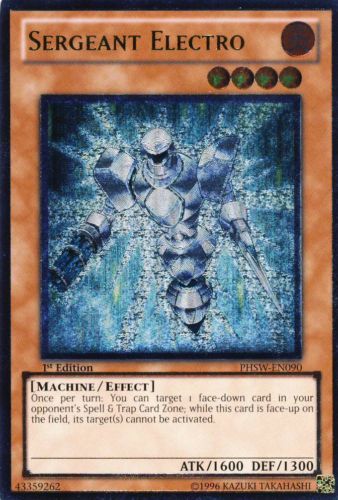 Sergeant Electro (UTR) [PHSW-EN090] Ultimate Rare | Gam3 Escape