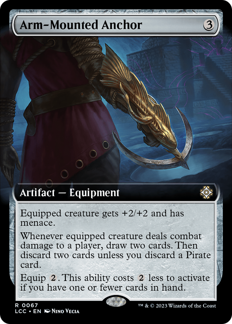 Arm-Mounted Anchor (Extended Art) [The Lost Caverns of Ixalan Commander] | Gam3 Escape