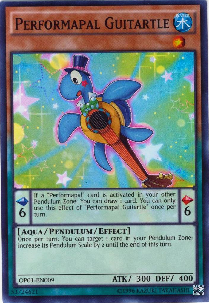 Performapal Guitartle [OP01-EN009] Super Rare | Gam3 Escape