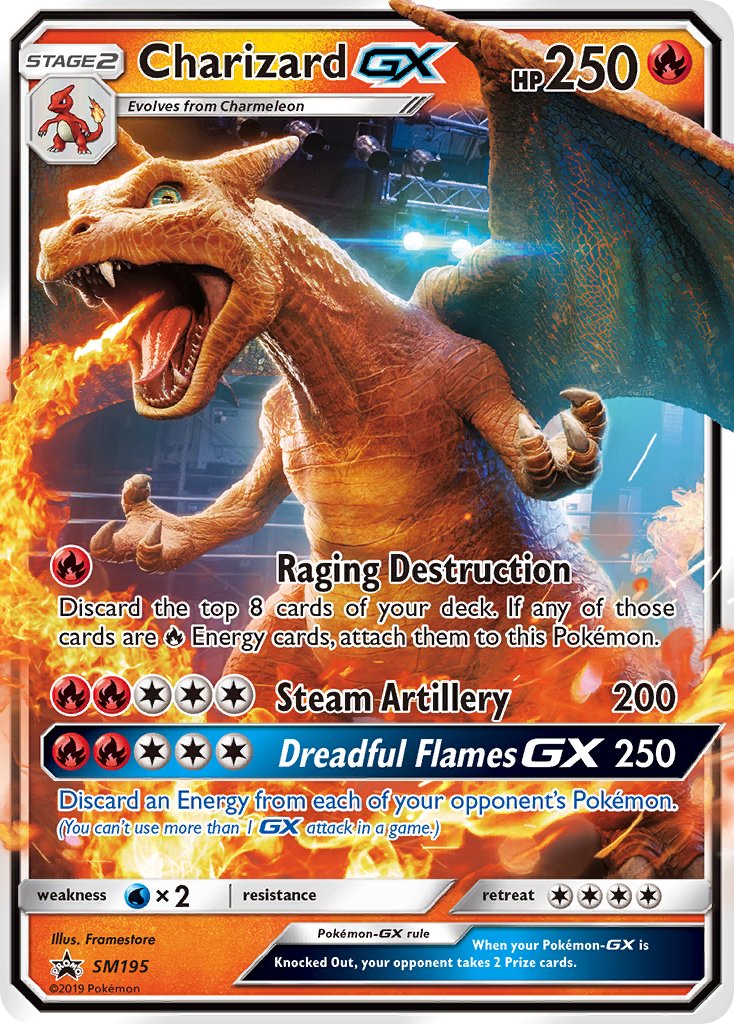 Charizard GX (SM195) [Sun & Moon: Black Star Promos] | Gam3 Escape