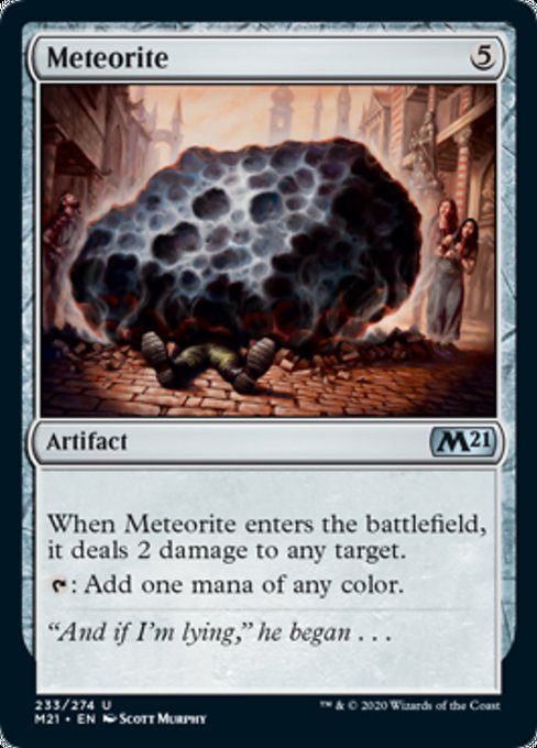 Meteorite [Core Set 2021] | Gam3 Escape