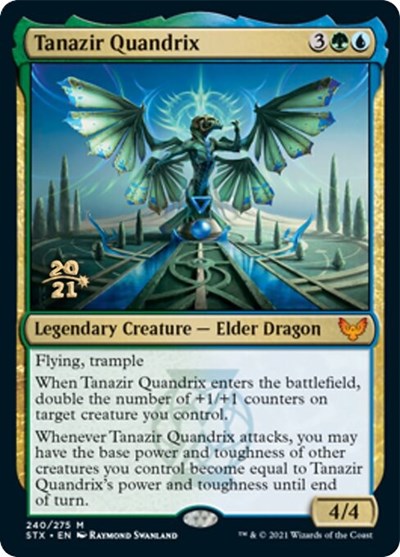 Tanazir Quandrix [Strixhaven: School of Mages Prerelease Promos] | Gam3 Escape