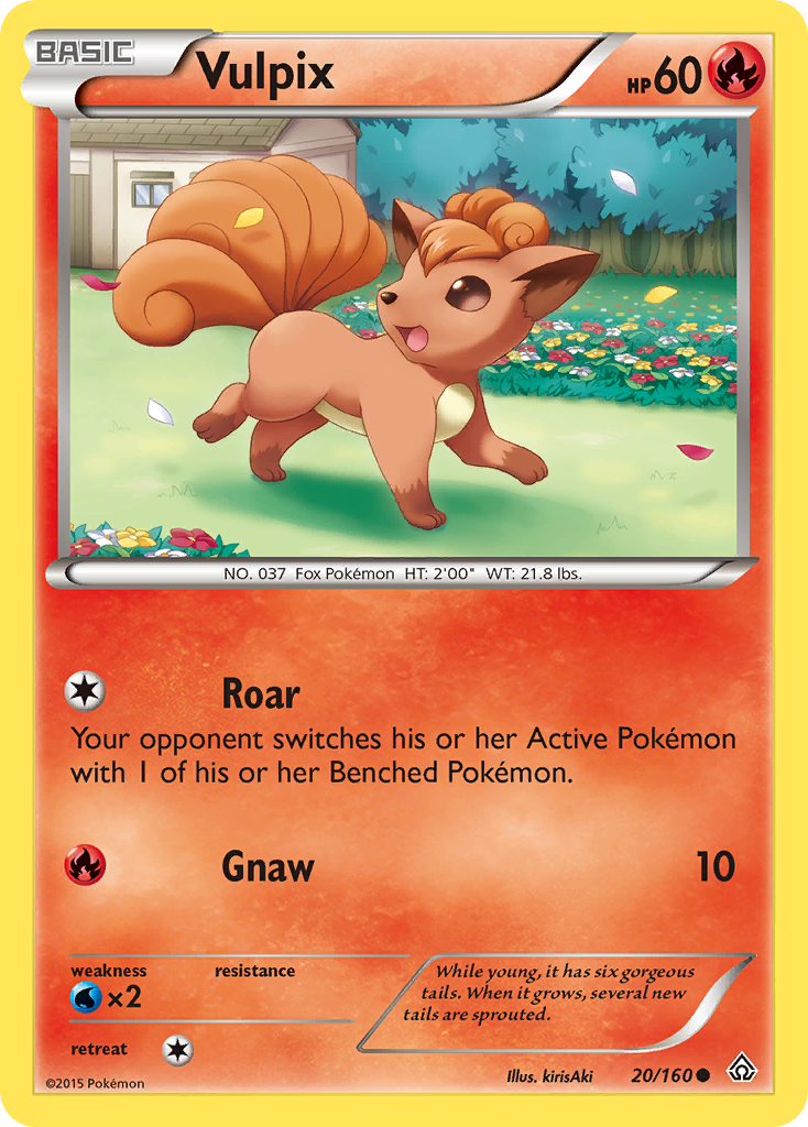 Vulpix (20/160) [XY: Primal Clash] | Gam3 Escape