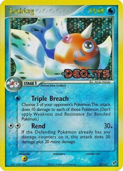 Seaking (24/107) (Stamped) [EX: Deoxys] | Gam3 Escape