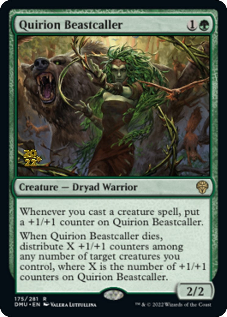 Quirion Beastcaller [Dominaria United Prerelease Promos] | Gam3 Escape